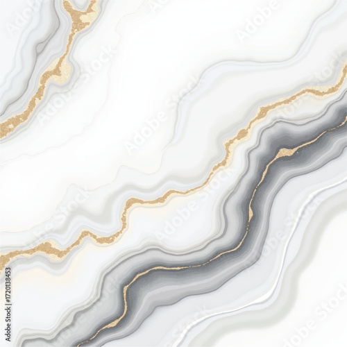 marble whit gold and gray White marble background texture natural stone pattern vector design.