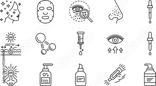 Early Childhood Development Icons Learning, Sensory, and Creative Skills