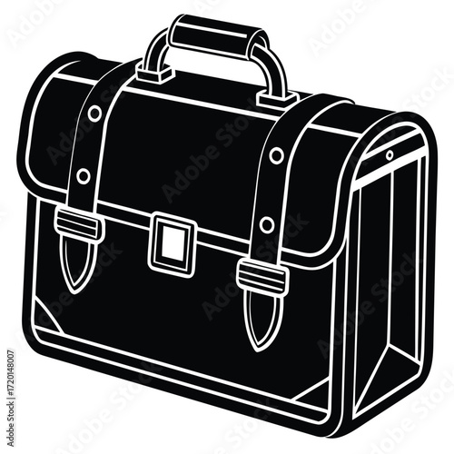 briefcase icon on white background