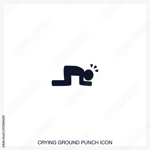 Crying Ground Punch Icon