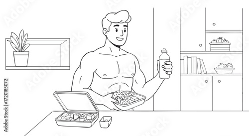 Healthy Meal Prep for Fitness Enthusiasts A Balanced Diet for Muscle Gain and Wellness