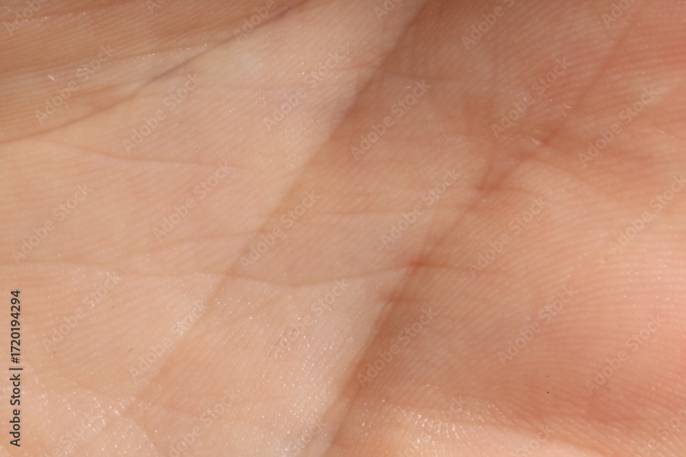 Fototapeta premium Human skin, closeup view. Detailed texture of surface