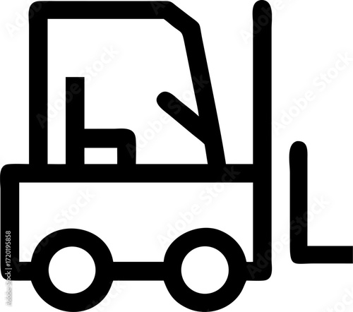 forklift truck icon