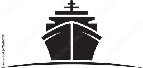 Ship logo symbol Vector Art, Icons, and Graphics for designers