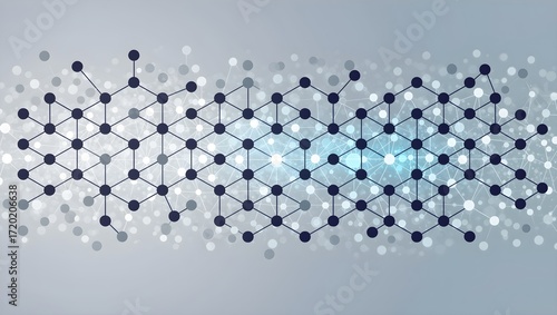 Wallpaper Mural Network Connectivity Visualization Interconnected Data Points and Nodes. Torontodigital.ca