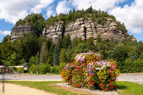 Romantisches Dorf Oybin im Zittauer Gebirge (Sachsen)