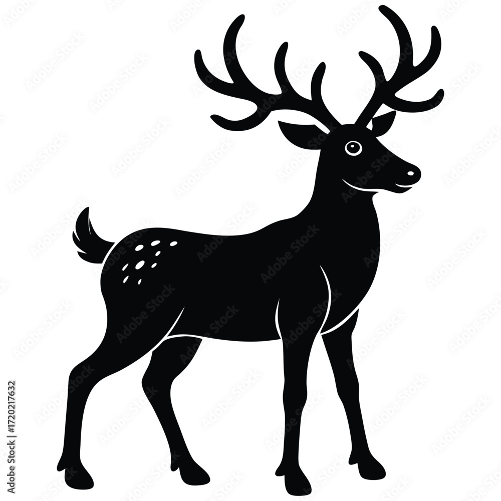 Obraz premium deer vector illustration