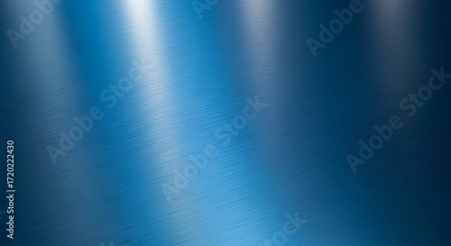 Dynamic Blue Metal Surface with Diagonal Brushed Texture and Light Highlights