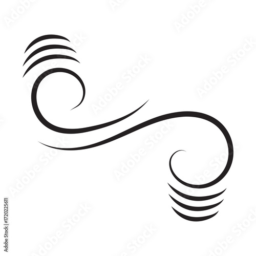 wind icon or logo isolated sign symbol vector illustration - high quality black style vector icons.