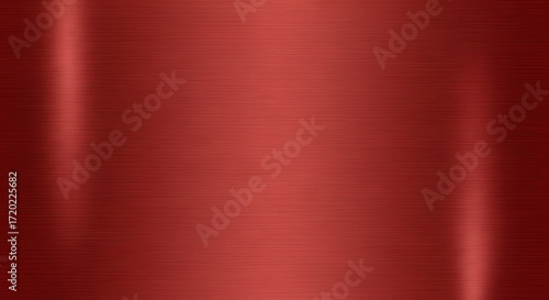 Vibrant Brushed Red Metallic Texture Background