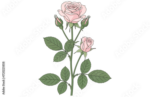Vector art of elegant threetiered wedding cake adorned with delicate swirls and topped with a heart, a symbol of love and commitment, , perfect for celebrations
