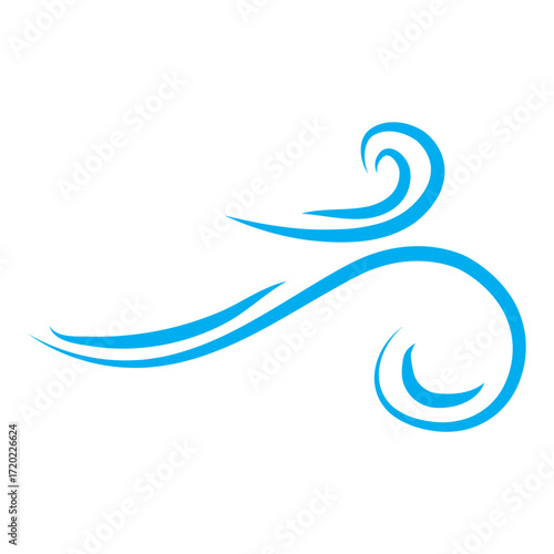 Wind vector icon.