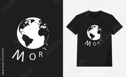 t shirt design concept features a collage of serene landscapes and emotional prose. t-shirt design vector for print 
