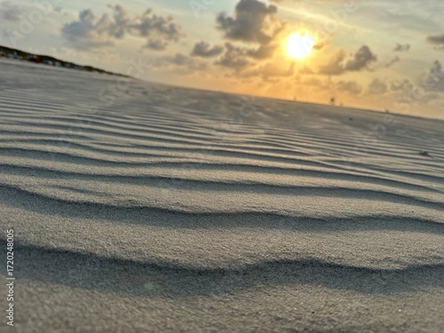 footprints on the sand