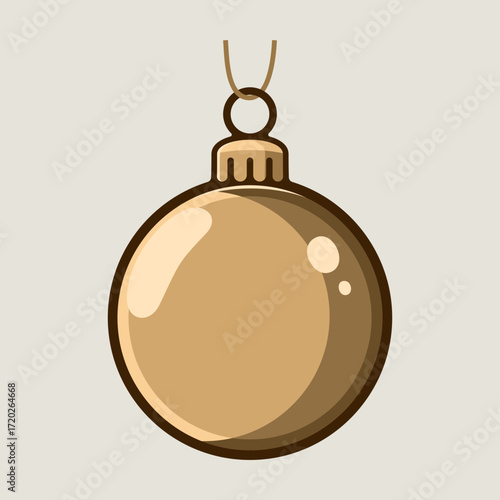 Bronze  ball for Christmas tree