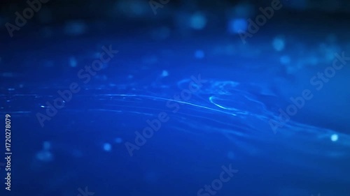Abstract Blue Gradient Background with Smooth Color Transition for Digital Content and Design