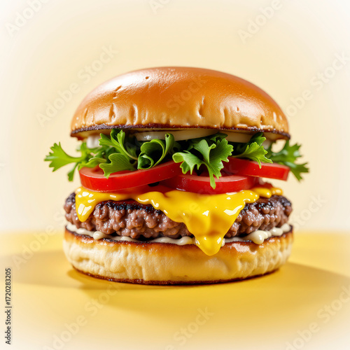 hamburguesa, burguer, alimento, bocadillo, hamburguesa con queso, queso, pan, carne, de prisa, bollo,