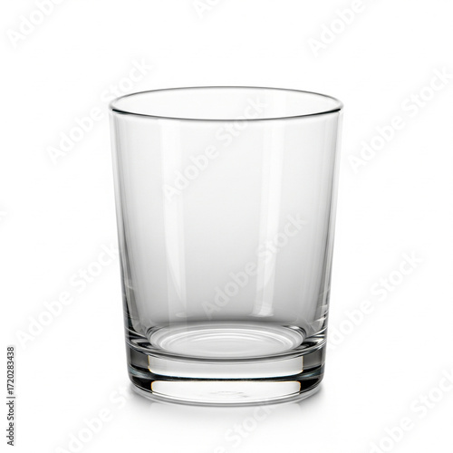 Wallpaper Mural An empty glass isolated on white Torontodigital.ca
