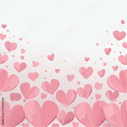 Hintergrund Herzen in pink