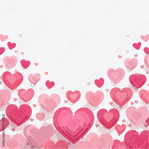 Hintergrund Herzen in pink