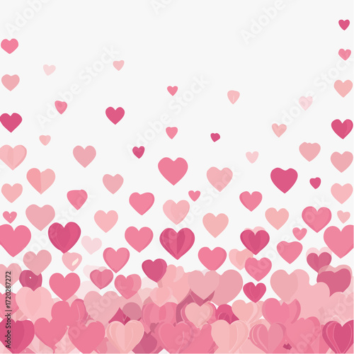 Hintergrund Herzen in pink