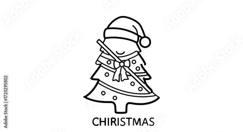 Christmas tree, a festive symbol of holiday cheer and winter celebration