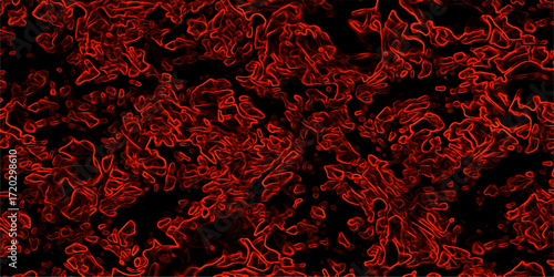 Realistic dark red fire particle burn effect sparkles pattern. Vintage grunge pattern for design and decoration. Gloomy black and red colors background for design. Dirty rustic fire red texture.