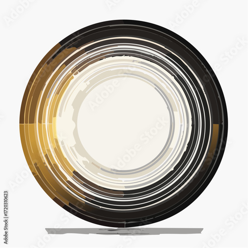 Colorful light portal abstract background - vector astral