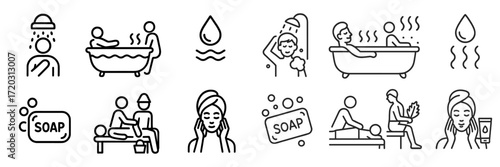 Enjoying relaxation and self-care through bathing, massages, and wellness practices at home