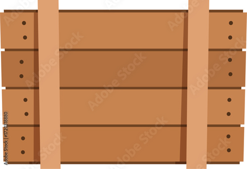 Wood container. Cartoon warehouse with wooden boxes crates pallets containers for delivery goods, market shipment distribution packaging.