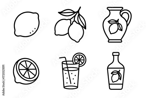 Fresh lemons, refreshing drinks, and vibrant citrus illustrations showcase the joy of summer flavors