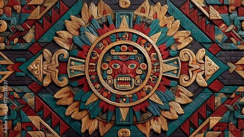 Wallpaper Mural abstract fractal flower background Torontodigital.ca