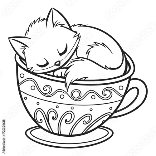 cat in a bowl