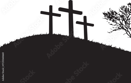 cross on the cross