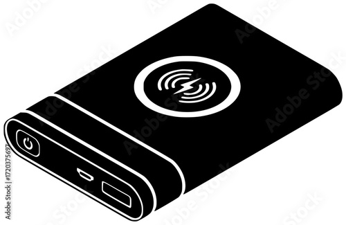 device illustration phone silhouette energy logo mobile icon power outline battery recharge bank usb smartphone smart digital charger portable shape internet vector graphic background