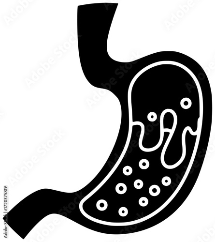 dish illustration stomach silhouette food logo meal icon plate outline dinner lunch pepper woman meat pain full hot tasty shape korean vector graphic background