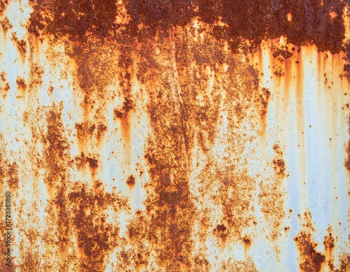 Rusted metal panel
