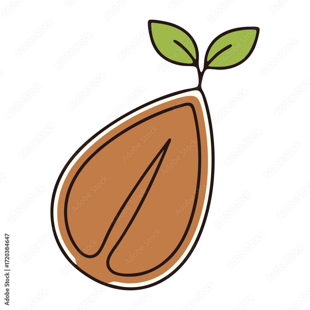 Obraz premium vector illustration of a coffee beans