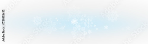 Frozen winter storm with snowfall, frosty blur, icy sparkle, glowing flakes and cold wind motion, dark holiday background PNG