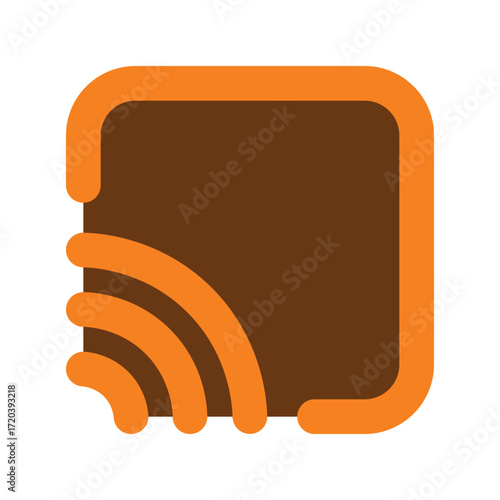 RSS Feed icon vector UI