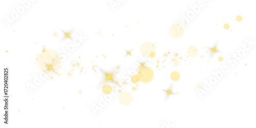PNG sparkle dust with glow, shimmer and magic shine