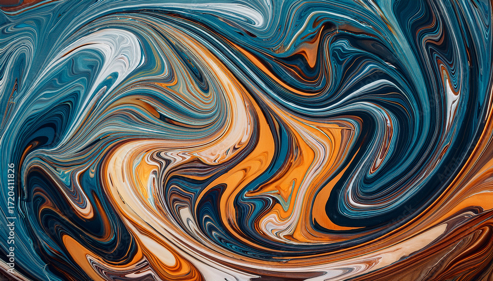 Obraz premium Liquify Abstract Texture Background Marbled Painted