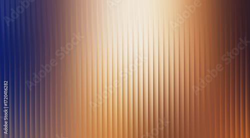 A gradient of beige to brown glass with transparent light refractions and prismatic ripples on a dark background, showcasing a smooth texture, slight gloss