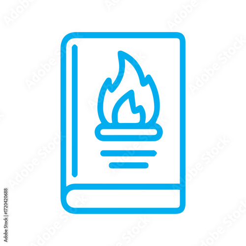 Burning Book Icon