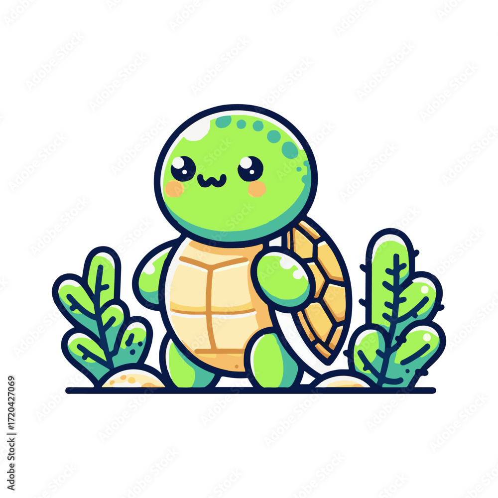 Fototapeta premium turtle illustration design