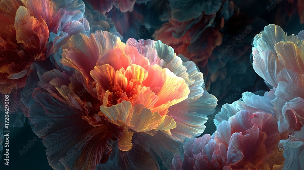 Obraz premium colorful flower background