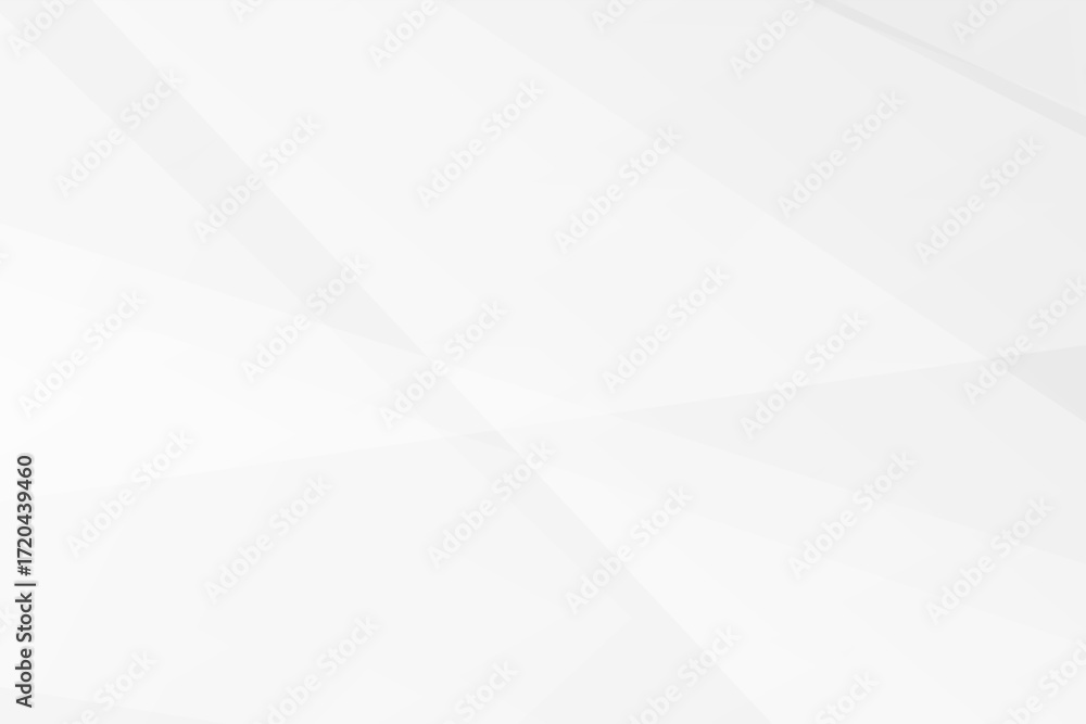 Obraz premium Minimal white and grey geometric background with polygons and gradients, vector EPS 10.