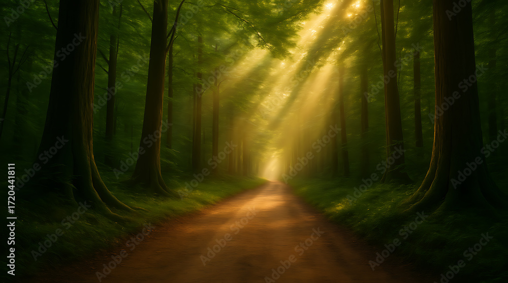Fototapeta premium morning in the forest