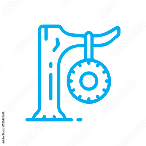 Childhood Tire Swing Icon
