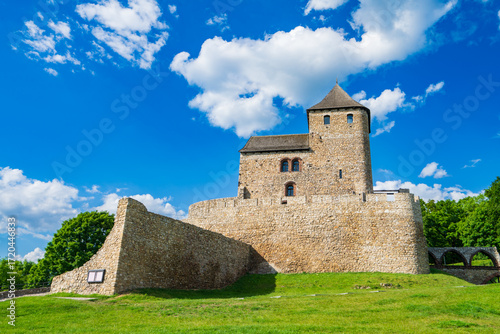 Bedzin Castle on sunny summer day. Poland